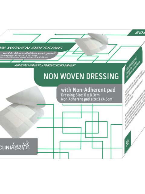 Dressing Non-Woven with absorbent pad 6 x8.3cm – 50s