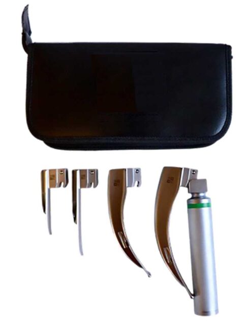 4 Blade Laryngoscope Set – Fibre Optic