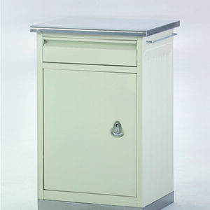 D-6 Cabinet Bedside Stainless Steel Top & Base 490x400x755mm