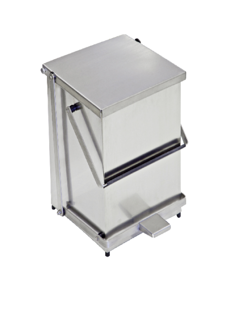 Stainless Steel Pedal Bin with Carry Handle 25L