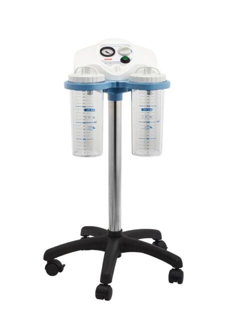 Surgical Suction Askir 30C – mobile 2 bottles