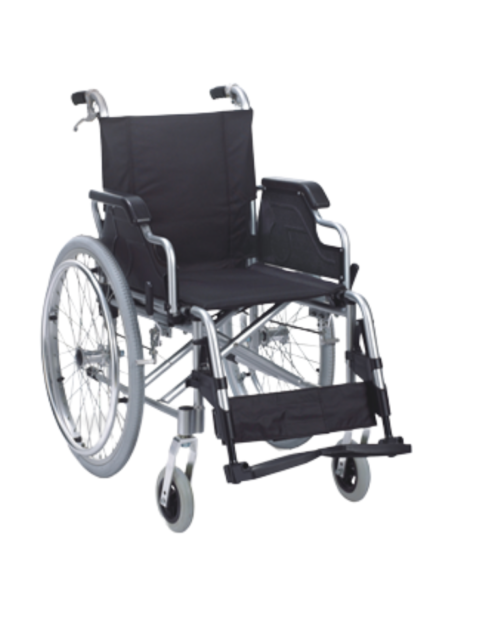 Wheelchair Aluminium/Nylon FS908L-46 Lightweight Detachable Arm & Foot Rest