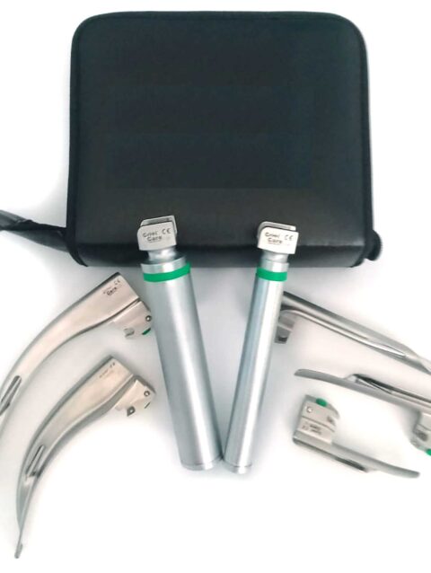 5 Blade Laryngoscope Set – Fibre Optic