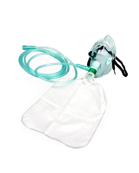 Oxygen Mask with 2M Tubing and Bag