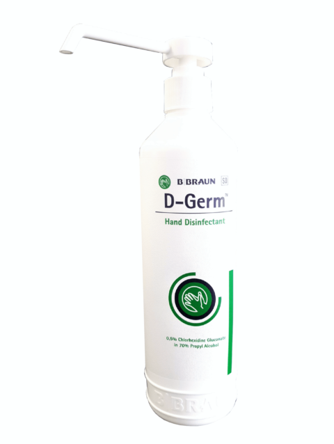 D-Germ Hand Disinfectant with Pump 500ml