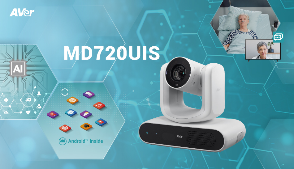 AVer Launches the MD720UIS, the Next Frontier of Medical Grade All-in-One PTZ Cameras, Empowered by AI