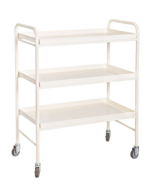 THREE TIER FOOD/LINEN TROLLEY