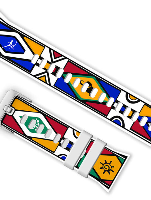 Khoi Afriwatch1 Strap with African Pattern